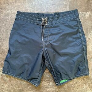 Birdwell Beach Britches 311 Board Shorts Navy Blue Size 35‎ | Made in USA